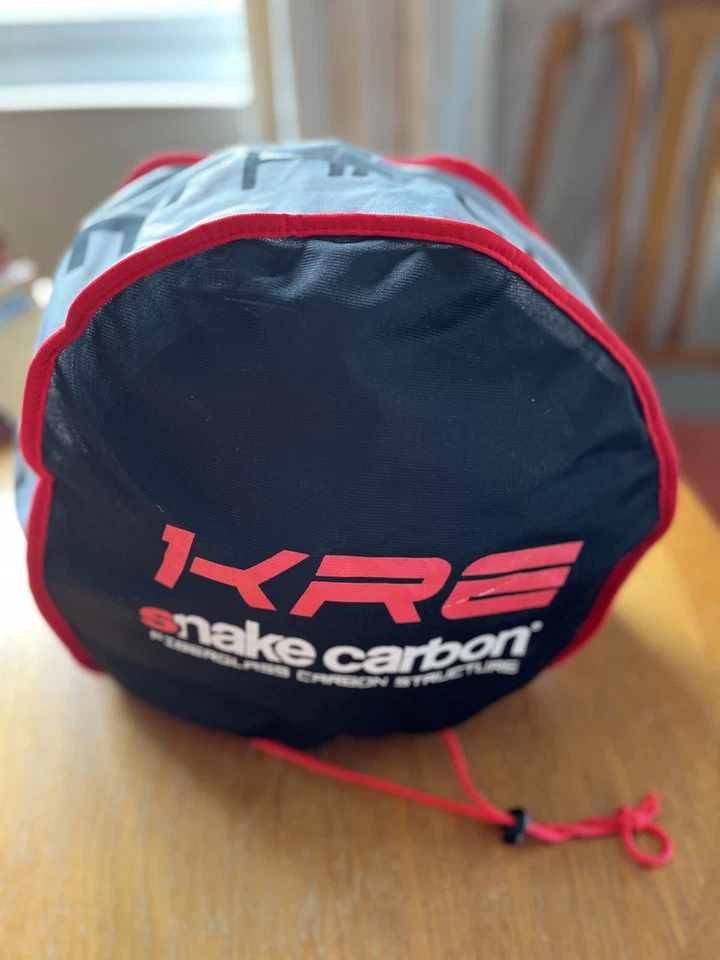 Snake Carbon Ladies crash helmet with accessories - Image 2 of 4