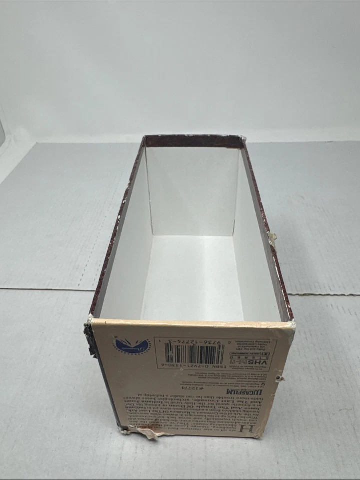 Indiana Jones Trilogy VHS 3-Tape Collectors Edition Box Set 1989 - Image 3 of 4