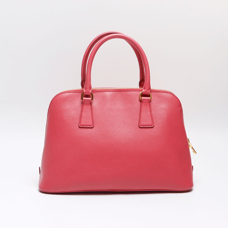 Authentic PRADA Saffiano Triangle 2way Handbag pi… - image 2