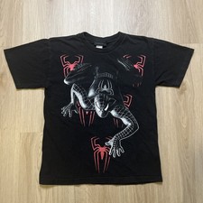 Vintage Spider-Man 3 Movie Promo Shirt Youth Medium 2000s Marvel Comic Book