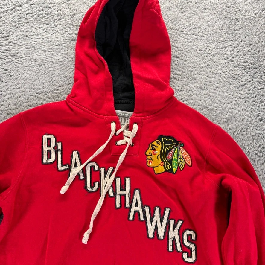 Old Time Hockey Hoodie NHL Black Hawks Kane #88 Women Medium Red Pullover Fleece - Image 2 of 4