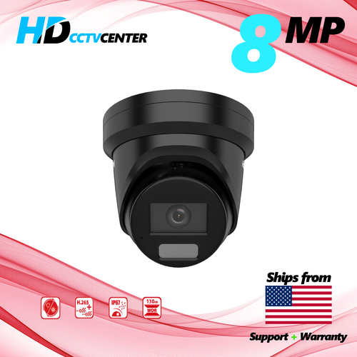 DS-2CD2387G2H-LIU Smart Hybrid Light ColorVu 8MP Turret Network 2.8mm Camera