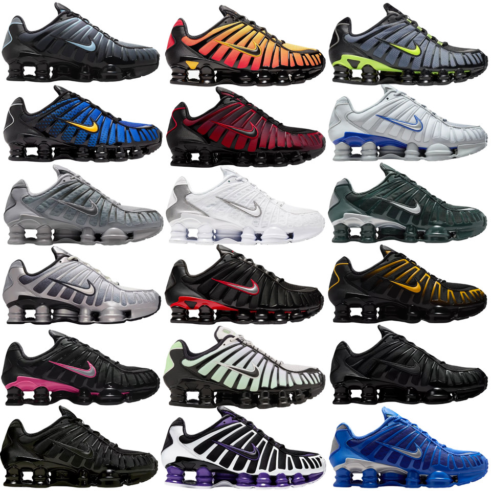 Nike Shox TL Para hombres Zapatos Informales EE. UU. Talla 8-13 Todos los Colores Nuevos en Caja