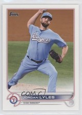 2022 Topps Series 2 Advanced Stats Back 43/300 Jordan Lyles #376 ut4