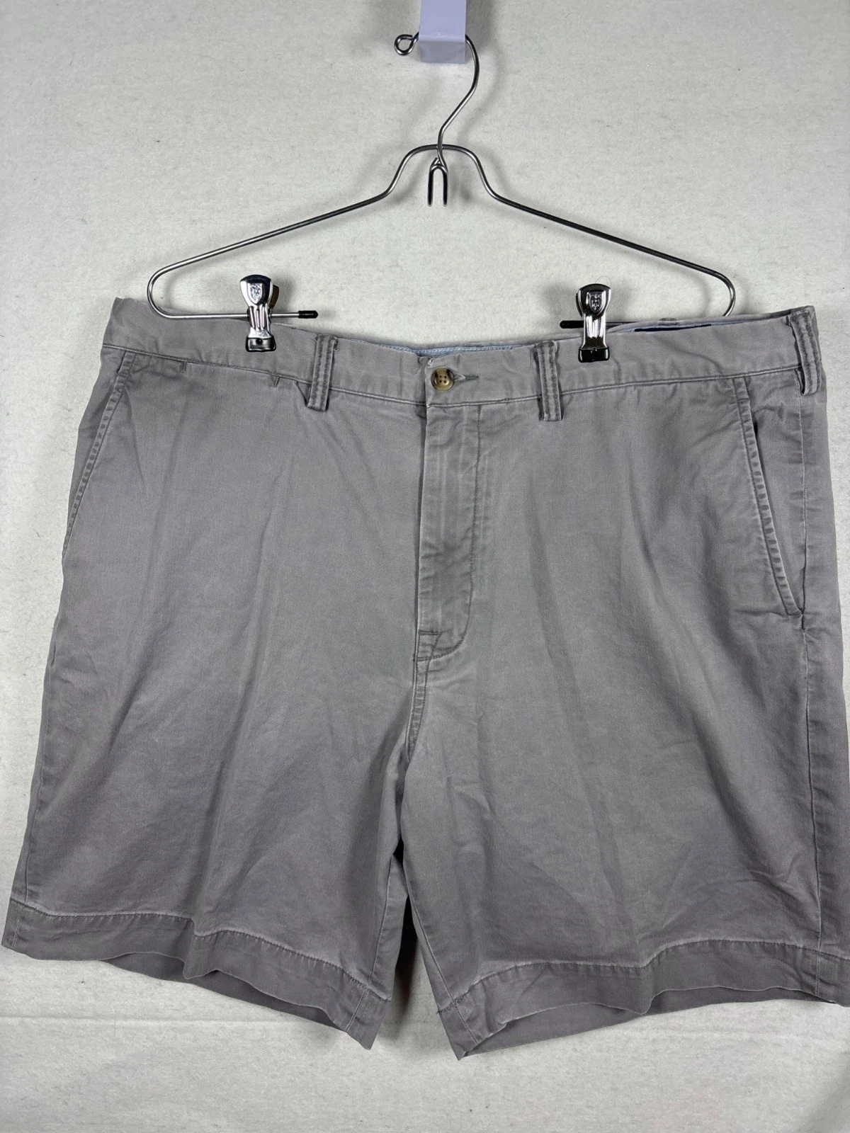 Polo Ralph Lauren Stretch Classic Fit Mens Gray Chino Shorts Size 38
