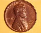 1947-S  LINCOLN WHEAT  PENNY  UNC. R/B ***217-6