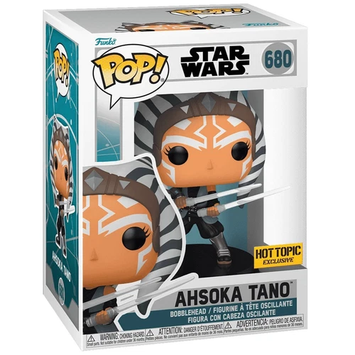 Ahsoka Tano with Dual Lightsabers Funko POP! Star Wars #680 *FREE PROTECTOR!*