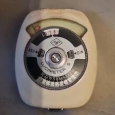 Agfa Lucimeter S Camera Light Exposure Meter Working See Pics slight damage.