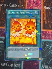 Yu-Gi-Oh! TCG Searing Fire Wall DT05-EN044 Common Duel Terminal Near Mint