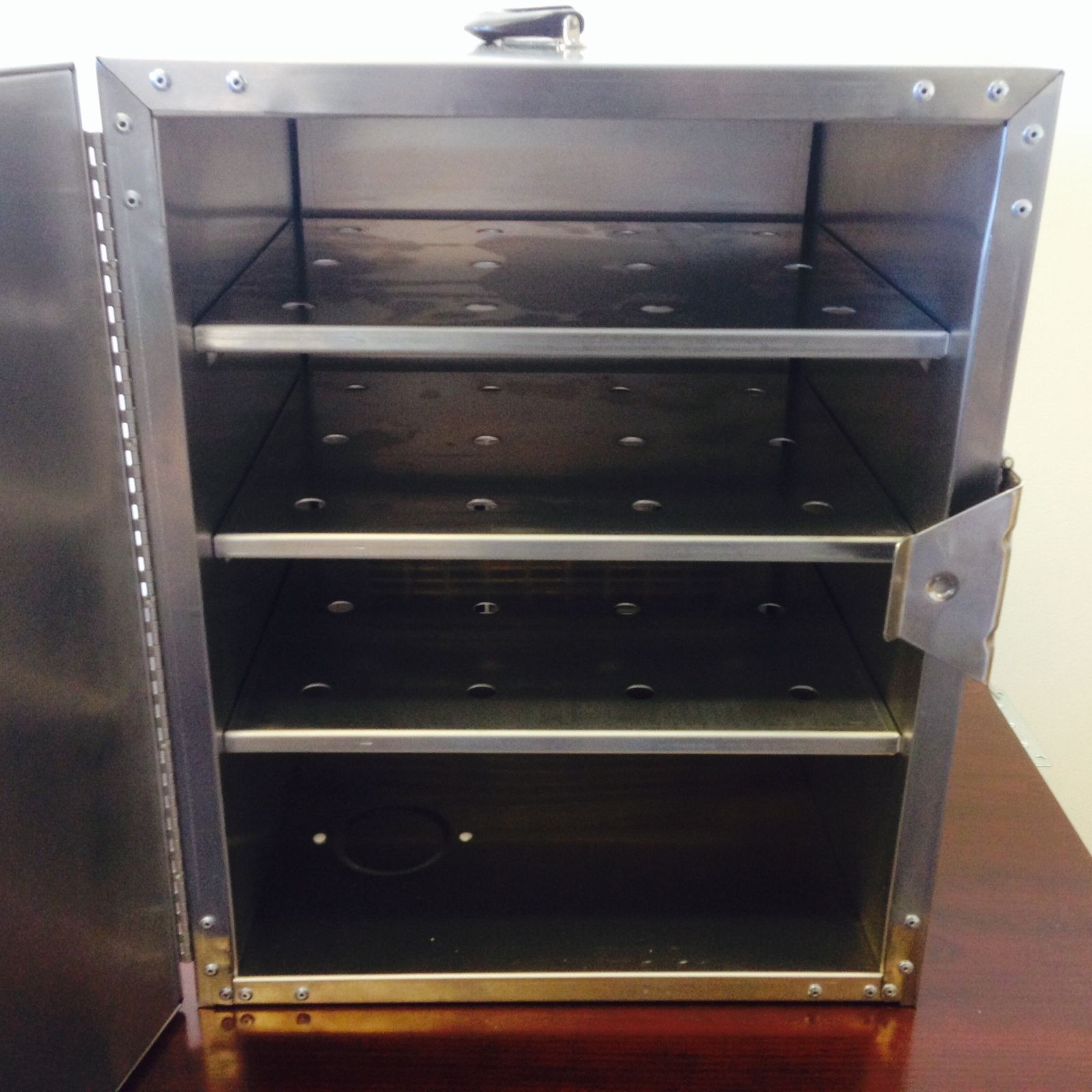 Food warmer BBQ Smoker pro competion contest equipment Stainless cabinet 120 v 