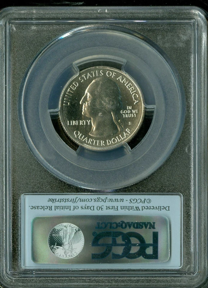 2015 S KISATCHIE QUARTER PCGS MS67 PQ FS ONLY 3 FINER MAC SPOTLESS * - Image 2 of 4