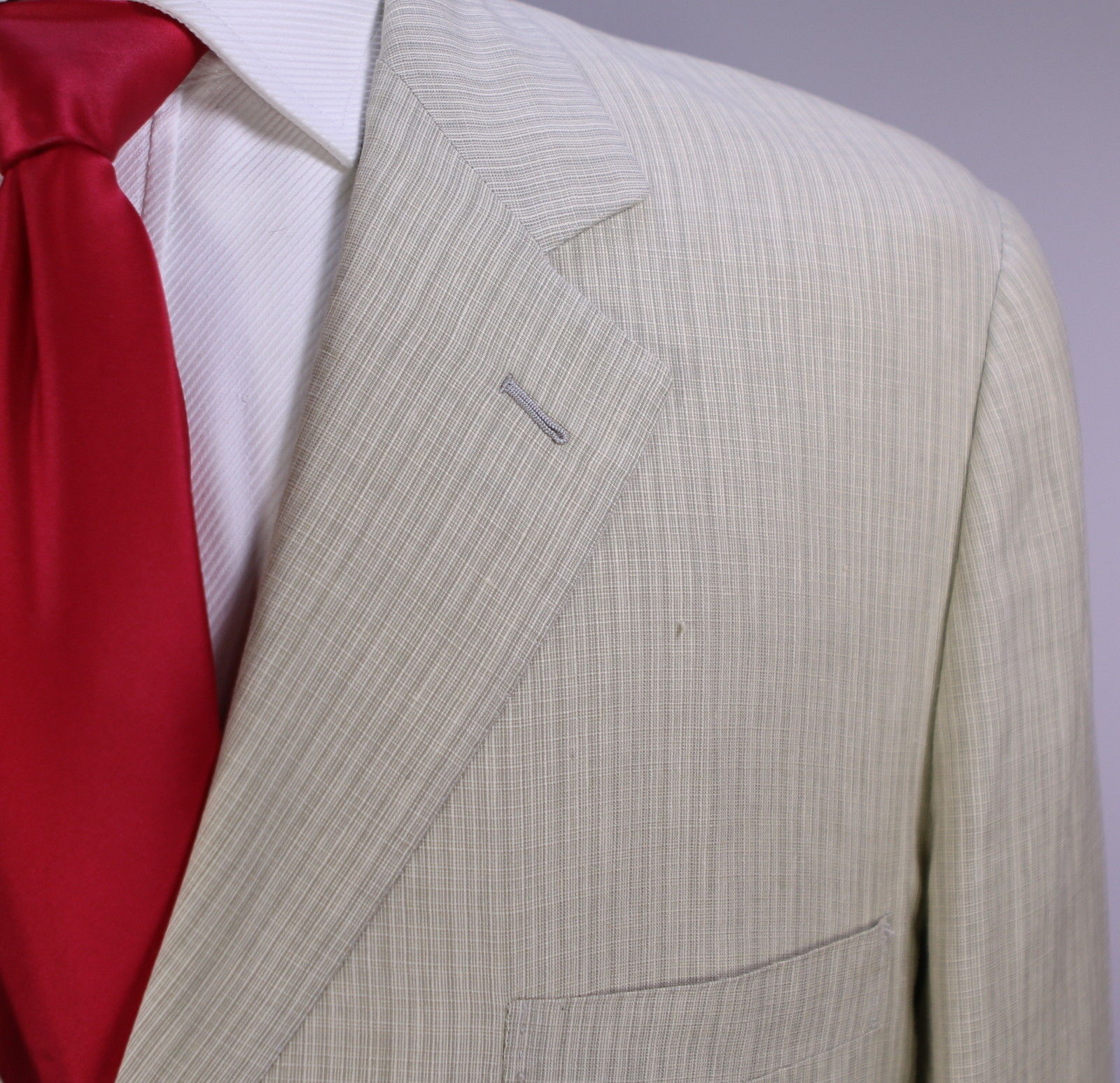 Hermes Beige Texturé Main Silk-Linen 3-Btn équitation de Luxe Fait Main Texturé Costume 46R 1010c5 Hermes Beige Texturé Main Silk-Linen 3-Btn équitation de Luxe Fait Main Texturé Costume 46R 1010c5