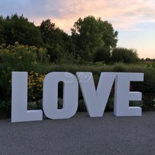 XXXL Buchstaben LOVE Deko ZUM MIETEN HOCHZEIT VERLOBUNG HEIRATSANTRAG Dekoration