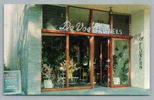DeVoe Flowers Store ST. PETERSBURG Florida~Vintage Advertising PC Florist 1940s