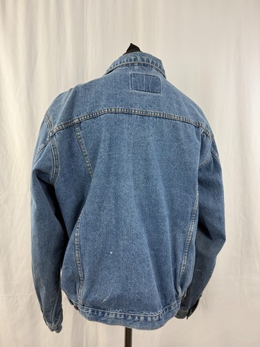 Herren Lock Stock & Barrel Jeansjacke blau Baumwolle XL 44-46 in Vintage 1990er schwer - Bild 8 von 23