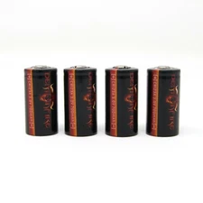 4 Pack Demonfire CR123A Rechargeable Batteries 3.0V 500mAh for Arlo Cameras