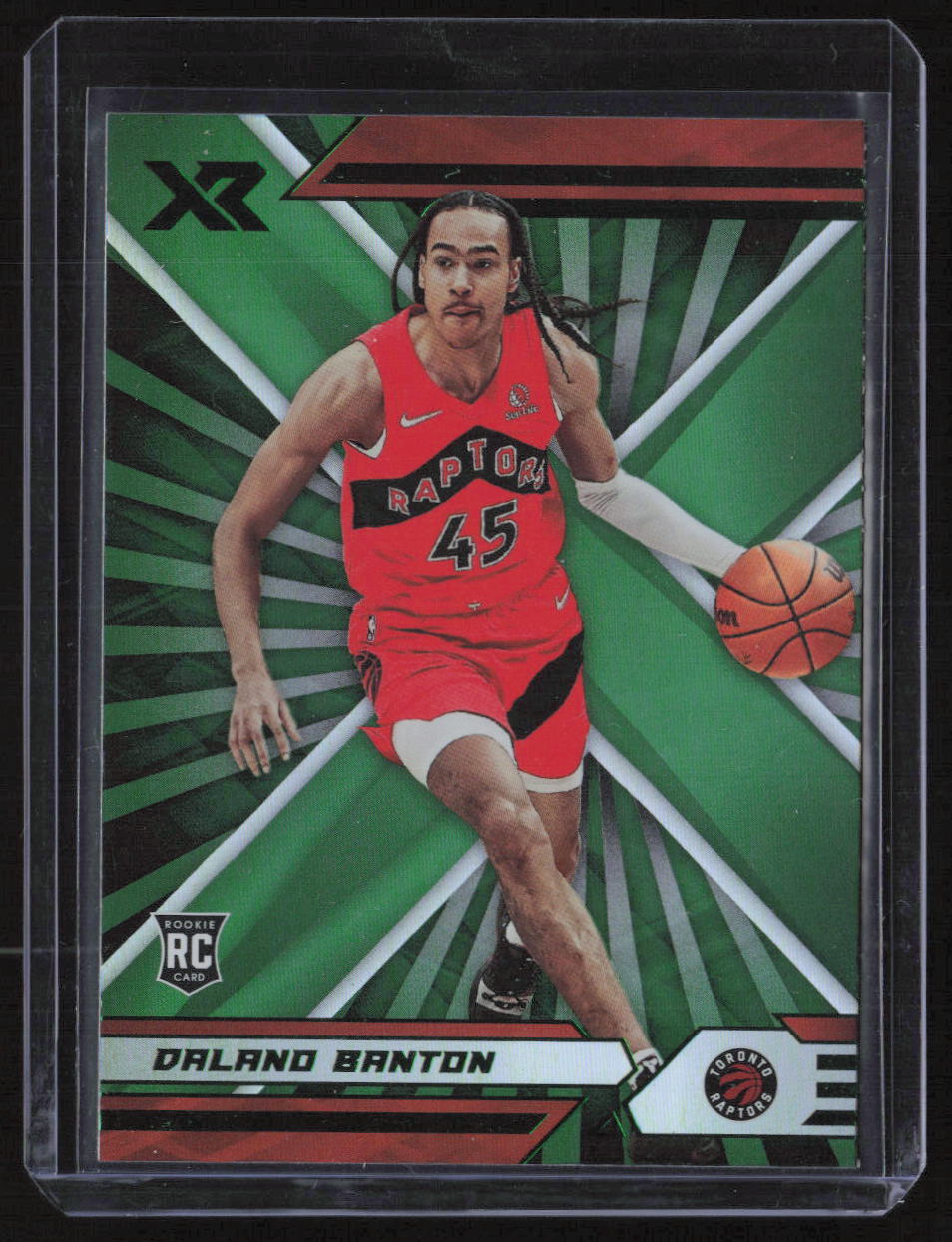 2021-22 Panini Chronicles Dalano Banton Green #372