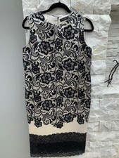 Dolce Gabbana Satin lace printed Dress IT 44