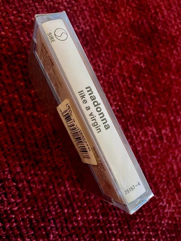 MADONNA КАК VIRGIN КАССЕТА ЛЕНТА СИНГАПУР АЛЬБОМ WEA ПРОМО СИНИЙ БОКС-СЕТ НОВОМ! - Изображение 4 из 4