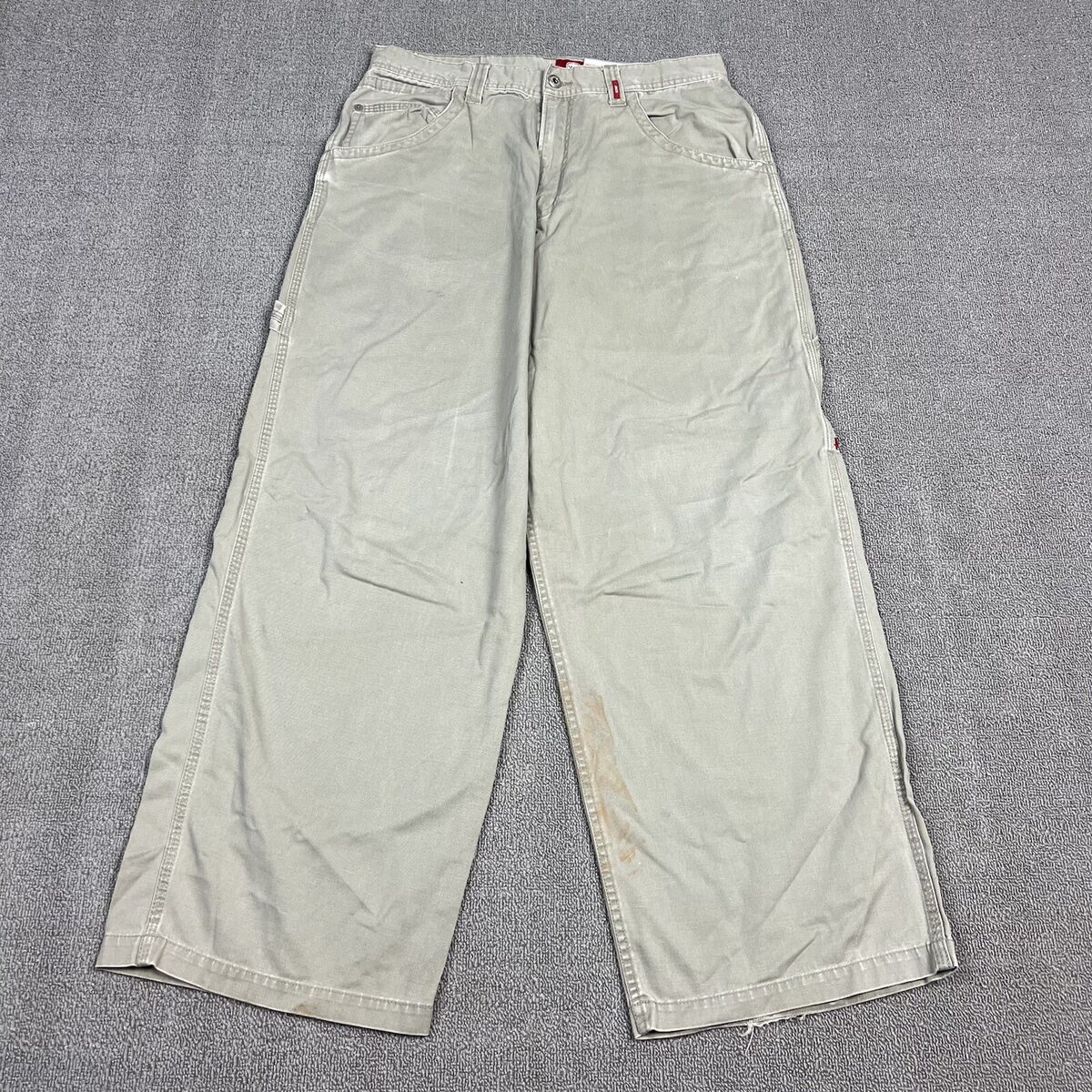 Vintage Y2K JNCO Jeans Carpenter Khaki Pants Men's 33x32 Vintage Y2K JNCO Jeans Carpenter Khaki Pants Men's 33x32