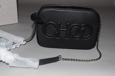 NWT Authentic JIMMY CHOO Balti Black Leather Bag Embossed NWT Authentic JIMMY CHOO Balti Black Leather Bag Embossed