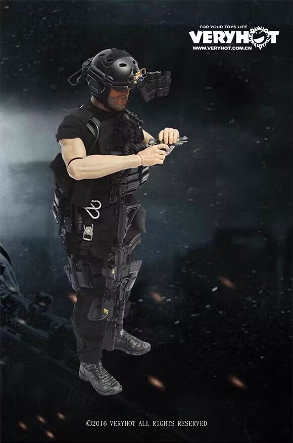 VERYHOT 1/6 CQB ナイトセット　ユニフォーム&アクセサリー　装備 Veryhot VH1048 1/6 U.S. Navy Seals Night Moves CQB 4.0 Fit 12
