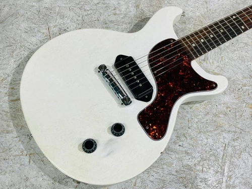 Gibson Les Paul Junior DC Faded Used Mahogany body White w/Soft case