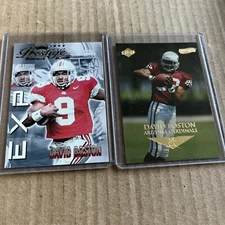 DAVID BOSTON RC 1999 Edge 1st Place GOLD #151 & Prestige EXP #33 Cards (b5)
