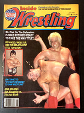 Inside Wrestling JUNE 1984 Iron Sheik Flair Dibiase Jim Cornette Mosca JR