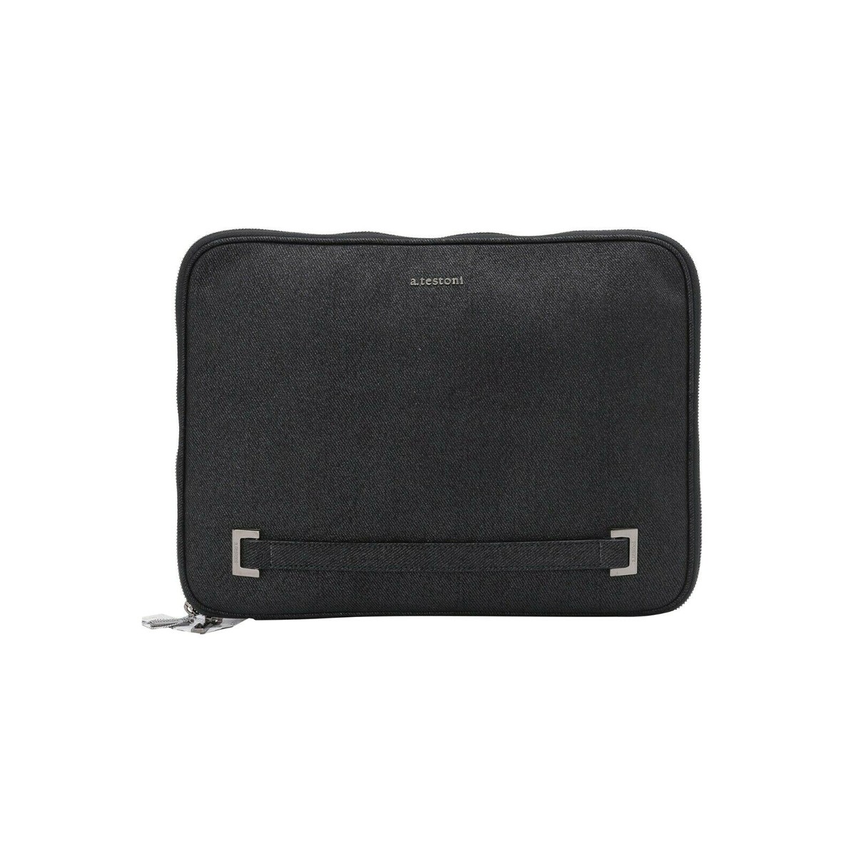 ⭐︎ $730 Testoni Bologna Bright Denim Jeans Clutch Bag