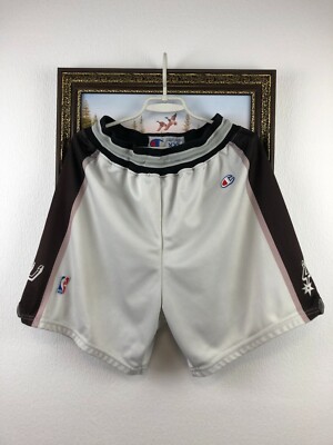 Vintage 90's Champion Shorts San Antonio Spurs NBA Rare Mens