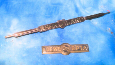 2 original altes Loewe Label Röhrenradio