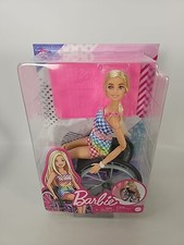 Barbie Fashionistas Doll 194 Wheelchair Ramp Rainbow Romper Straight Blonde Hair