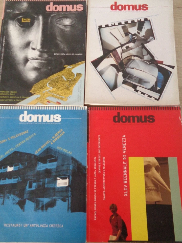 💥 LOT 5 REVUES ARCHITECTURE DOMUS VINTAGE , DESIGN  ,  ( 91 ) .. - Photo 2/4