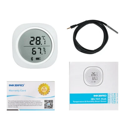 Inkbird Digital Temperature & Humidity Recorders Loggers Bluetooth IBS-TH1 Plus