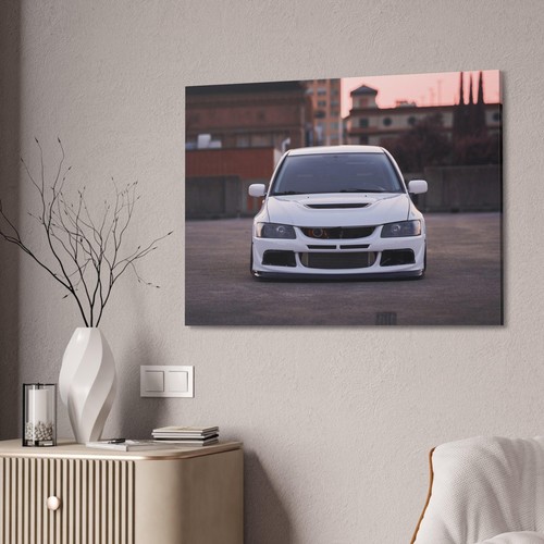 Mitsubishi Evo 8 High Resolution Museum Quality Horizontal Canvas Print #013 - Picture 2 of 10