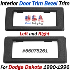 Interior Door Trim Bezel For Dodge Dakota 1987-1996 Inside Door Handle LeftRight