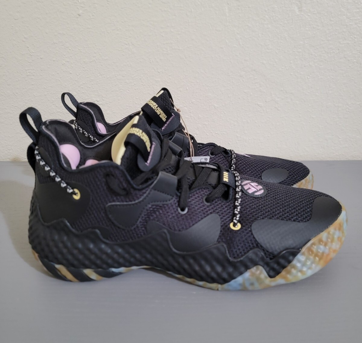 Adidas Harden Vol 6. Men's Size 12 Low Basketball Sneakers Black GW1712