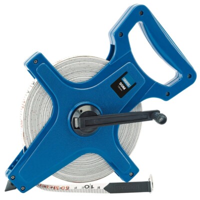 Draper 51089 50 M/165 Fuß Fiberglas Vermessungsbänder Maßband 50 Meter Klasse III