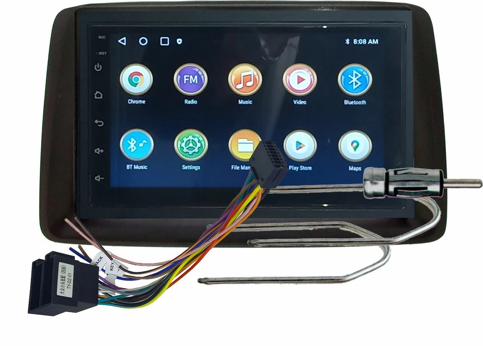 AUTORADIO ANDROID COMPATIBILE FIAT PANDA 2003 AL 2010 KIT 2GB + 64GB - Immagine 2 di 4