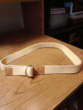 Women's Royal Robbins Yellow Canvas Womens belt 33"Long