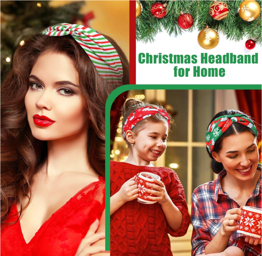 30 Pcs Christmas Headband for Women Dress up Costume Party 