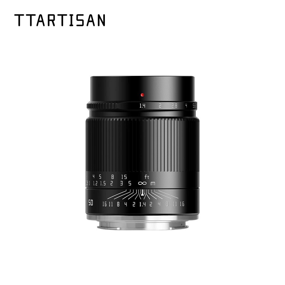 TTArtisan 50mm F1.4 ASPH Full Frame MF Lens for Sony E Canon RF