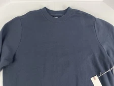 Melrose Place Size XL Navy Blue Pullover Crewneck Sweater Unisex NWT