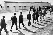 Demonstrators visiting eleven jailed black men York County Pri- 1961 Old Photo