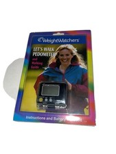 WEIGHT WATCHERS WW LET'S WALK PEDOMETER / STOPWATCH AND WALKING GUIDE SEALED PKG