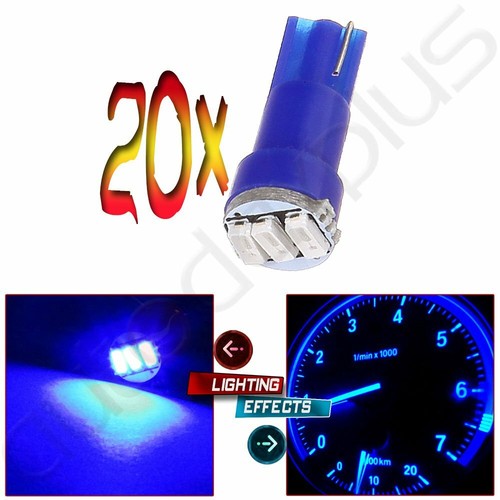 T4 Led Bulb 20-Pack White T5 LED Bulbs - Wedge Base 70/73/74 For Dashboard, Instrument Panel Lights T5 Led Bulb 4 Ft - Foto 6