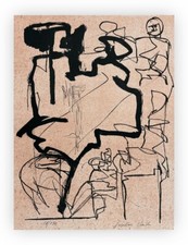 SANDRO CHERCHI (1911-1998) Figure, 1967 Opera Litografia 'Corrente' in Cartella