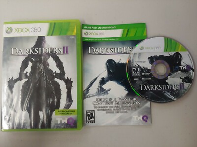 Darksiders II (Microsoft Xbox 360, 2012) 2 THQ xb360 action video game COMPLETE