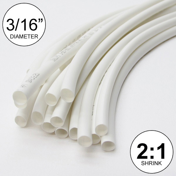 3/16 (4.5mm) I.D. Black Adhesive Lined Heat Shrink Tubing 3/16 (4.5mm) I.D. Black Adhesive Lined Heat Shrink Tubing